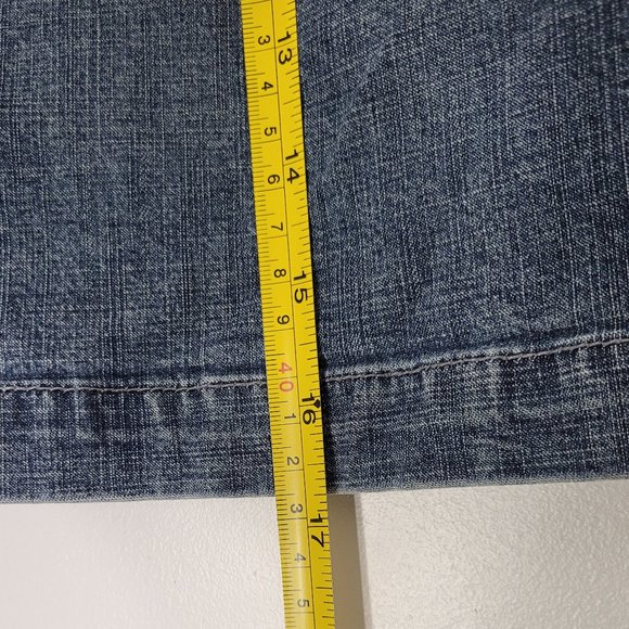 Reitmans Women's Blue Jeans Pockets Zip Front Business Casual Mini Denim Skirts - Picture 11 of 12